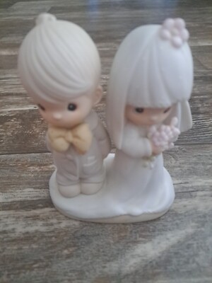 1979 Enesco Precious Moments The Lord Bless You And Keep You Porcelain Jonathan
