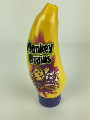 Monkey Brains Twisted Sticky Hair Glue Ultimate Hold 8 Oz