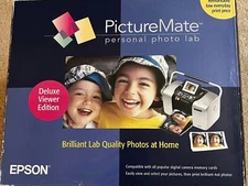 Epson PictureMate Deluxe Digital Photo Printer Photo Lab Brand New Sealed NIB