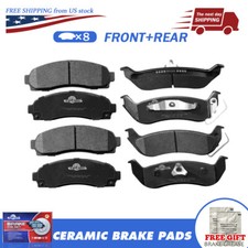 Front & Rear Ceramic Brake Pads for 2010 2011 Ford Ranger 2.3l 4.0l RWD