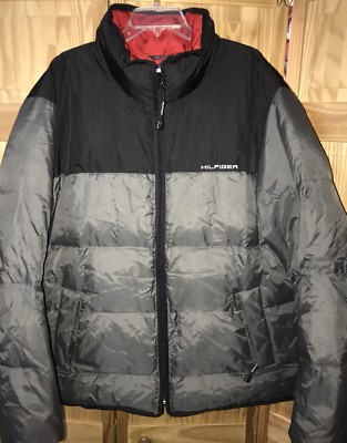 Vintage Tommy Hilfiger Puffer Coat 2XL