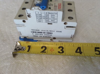 Techna JTECUL3D50 Interruttore 3 Poli 480V 10KA - Usato Ma In Buone Condizioni Estetiche
