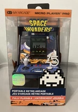 My Arcade Space Invaders Micro Player Pro Portable Retro Arcade(DGUNL-7004) New.