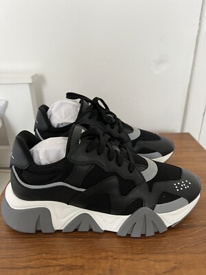 Versace Squalo Sneakers Black Size 10 RRP£615 UK