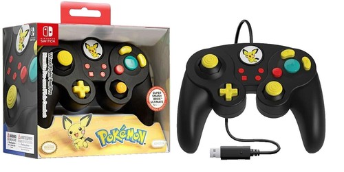 PDP OFFICIAL Wired Fight Pad Pro Controller *PIKACHU EDITION