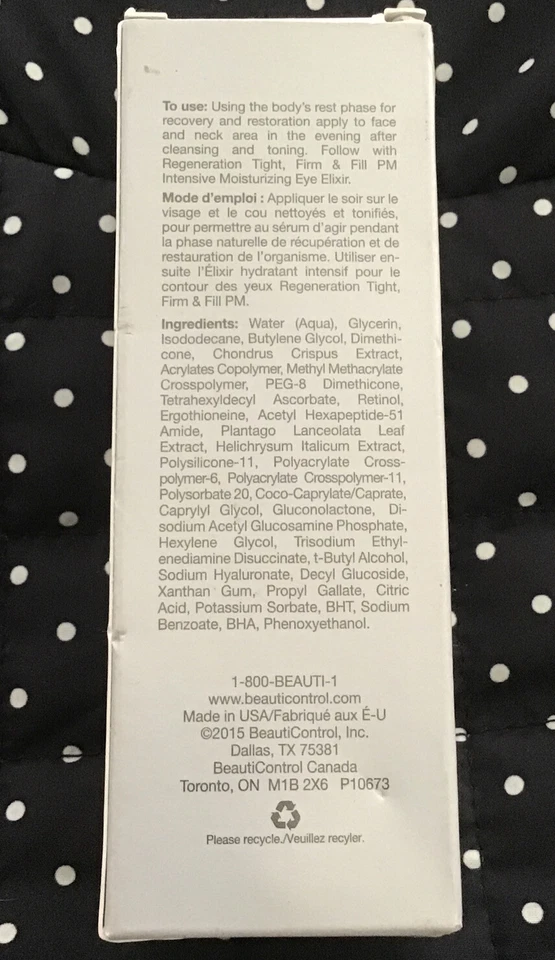 BeautiControl Regeneration Tight, Firm and Fill PM Miracle Complex 1 fl. oz.  - Image 4 of 4