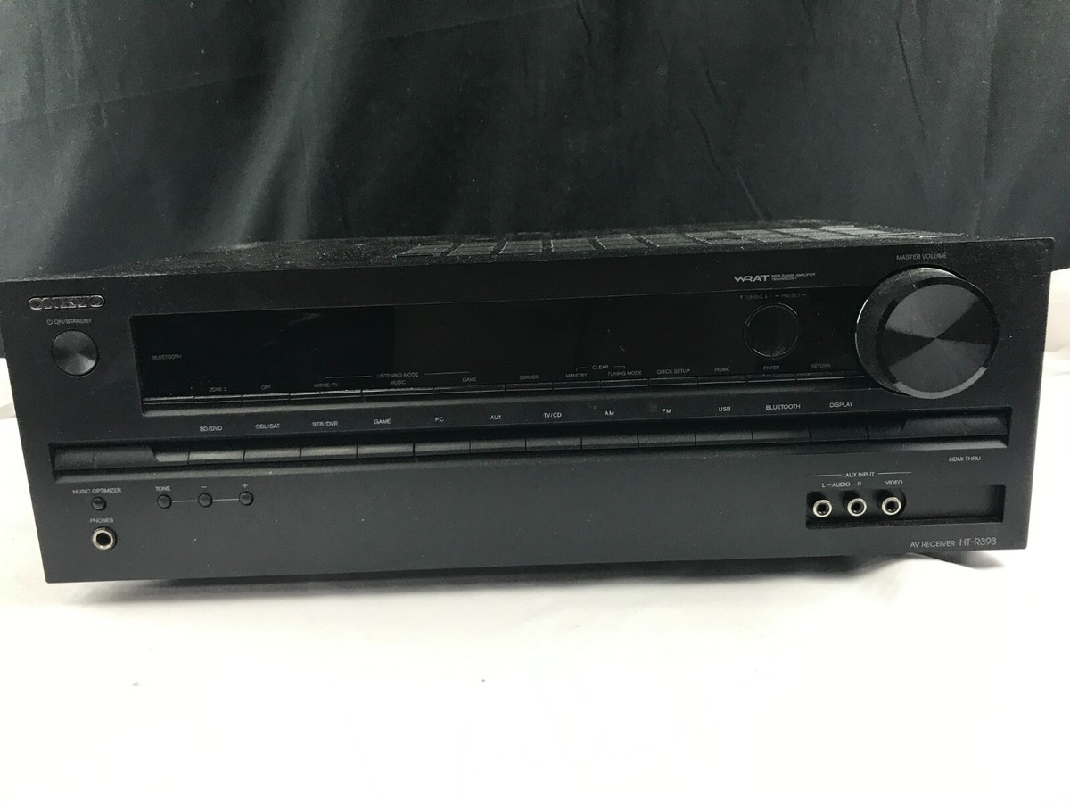 ONKYO HT-R393 AVアンプ レシーバー 音響機器 Onkyo HT-R393 5.1ch Home Theater Receiver 4K Dolby DTS