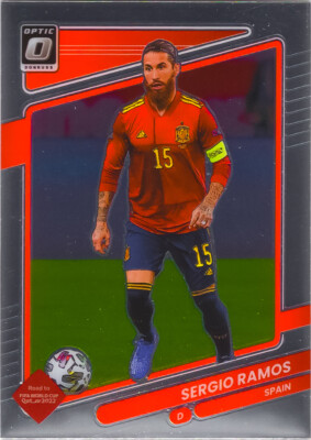 Sergio Ramos 2021-22 Donruss Optic FIFA Road to World Cup Soccer
