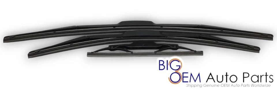 GMC Acadia 2017-2023 pasajero delantero conductor ventana trasera juego de limpiaparabrisas nuevo OEM Foto 2 de 4