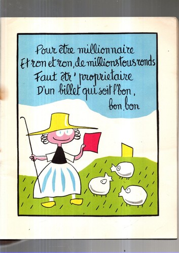 Chances et chansons de la Loterie Nationale. Ed. Le Bélier . Illustrations GROVE - Imagen 2 de 2