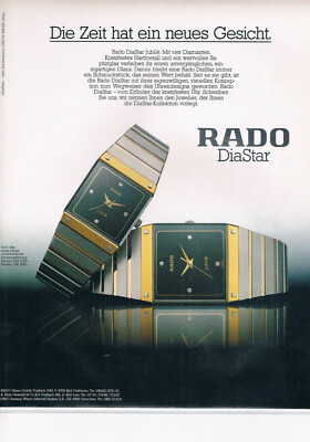 Rado Werbeanzeige Werbung Rado Diastar #1 NG 