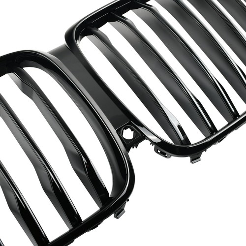 Gloss Black Front Kidney Grille For 2019-23 BMW X5 G05 40iX 50iX M-Performance - Picture 9 of 11