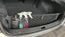 Rear Trunk Envelope Style Mesh Cargo Net for INFINITI Q50 Q50 Hybrid 2014-2024