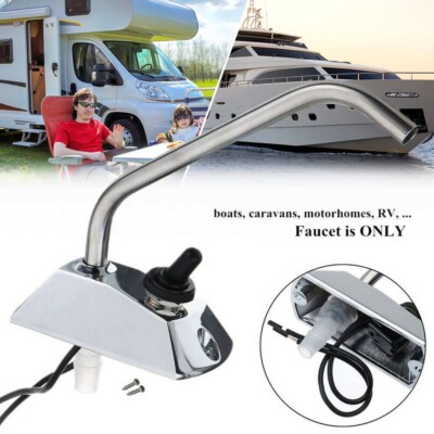 12V Pantry Elektrische Wasserpumpe Wasserhahn Auto Wasserhahn für Caravan Boot Wohnmobil Camper