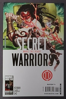 SECRET WARRIORS #11 WAKE THE BEAST (MARVEL 2010) EST~9.4 NM GRADE, HICKMAN STORY