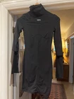 OFF-WHITE LADIES BLACK STRETCHY DRESS SIZE 36 SMALL XS