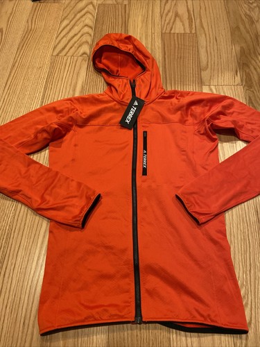 adidas tracerocker hooded fleece jacket