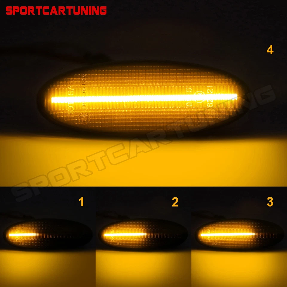 LED Dynamic Side Marker Light For Mazda Protege 5 2002-2003 Tribute 01- 06 323MX - Изображение 2 из 4