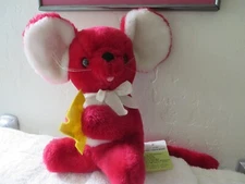 1973 DAKIN'S  red plush holiday tinker mouse #31-2530 VERY RARE NWT