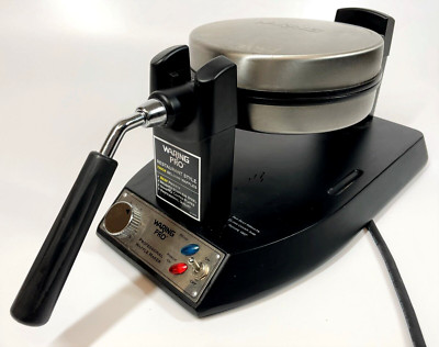 Waring Pro Professional WMK200SA Stainless Thick Restaurant Flip Waffle Maker