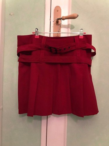 Jupe Crayon En Tweed De Laine Cacharel Taille 42 Marron - Occasion Très Bon état