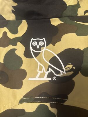 Bape x OVO Snowboarding Jacket (1st release) Yellow Camo (Size