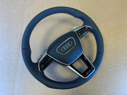 Audi A6 A7 A8 Q8 4K 4N 4M GENUINE RS-line Steering Wheel with Paddles Heating - Picture 8 of 11