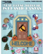 YEAR ROUND WELCOME Plastic Canvas PATTERN LEAFLET 1429  293 