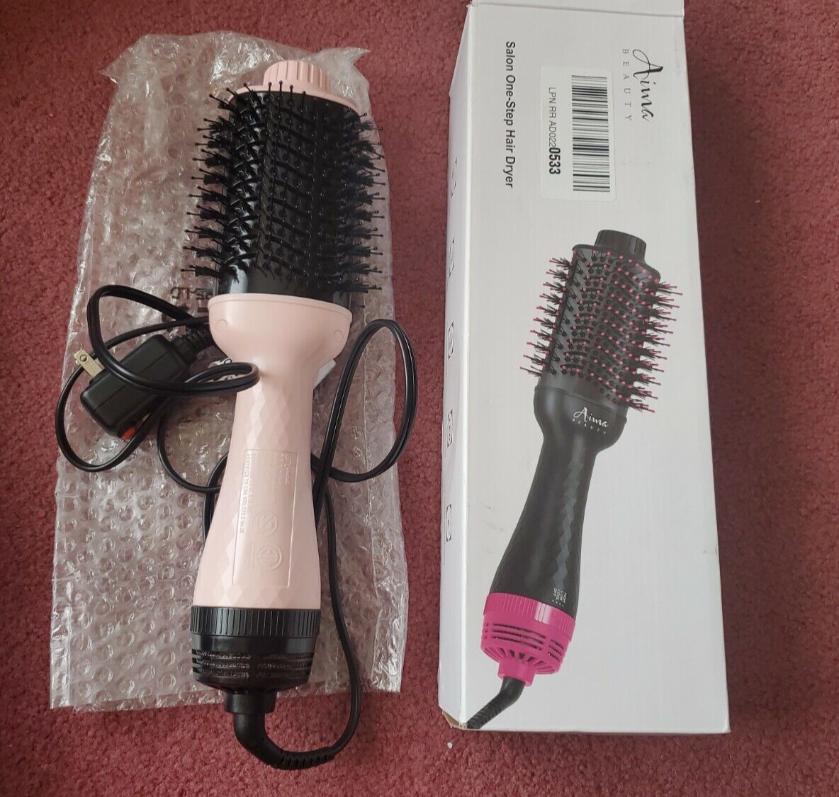 Revlon Hair Dryer and Volumizer Brush NEW With Opened Box One-Step.