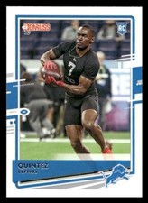 2020 Donruss #280 Quintez Cephus Rookie Detroit Lions