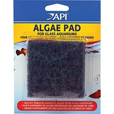 API Algae Pad For Glass Aquariums Sturdy Long Lasting Hand Held Algae Scrubber