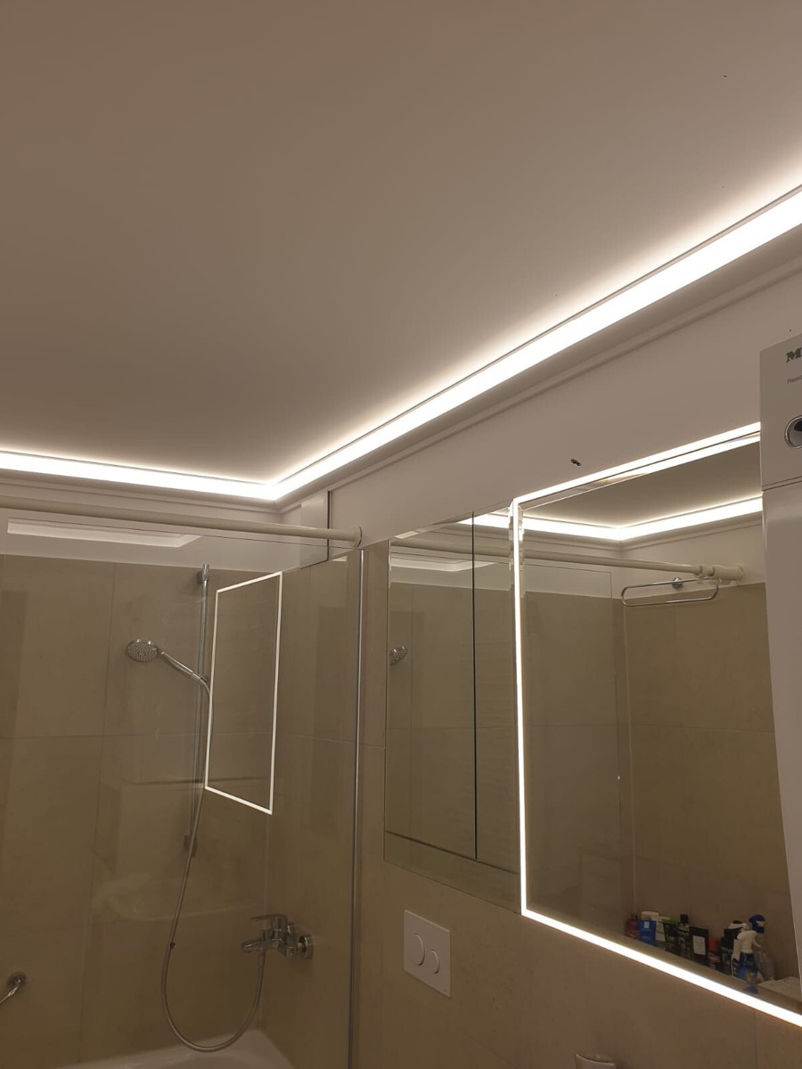 LED Stuckleiste 18 Meter + Ecken – Für Indirekte Beleuchtung, Flexibel Und In Grau LED Stuckleiste 18 Meter + Ecken – Für Indirekte Beleuchtung, Flexibel Und In Grau