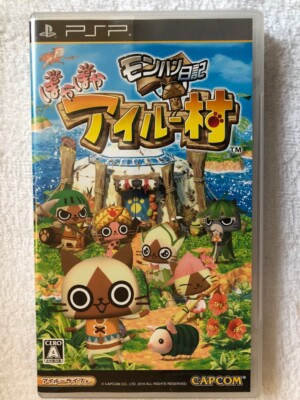 Used Psp Monster Hunter Diary Poka Poka Airou Village Japanese Ver Ebay