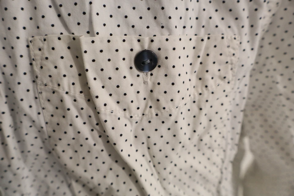 Camisa Twisted Soul Edición Deluxe Blanca Lunares XL Hombre Manga Larga Foto 3 de 4