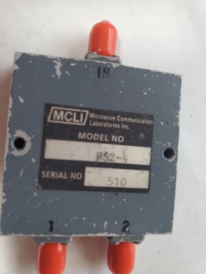 MCLI   PS2-4   2-way Power Divide /Combiner  SMA / 0.5-2.5 GHz, Tested (plots)
