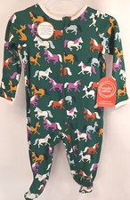 Wonder Nation NWT 3-6 Months Long Sleeve Footed Sleep  Play 2 Way Zipper
