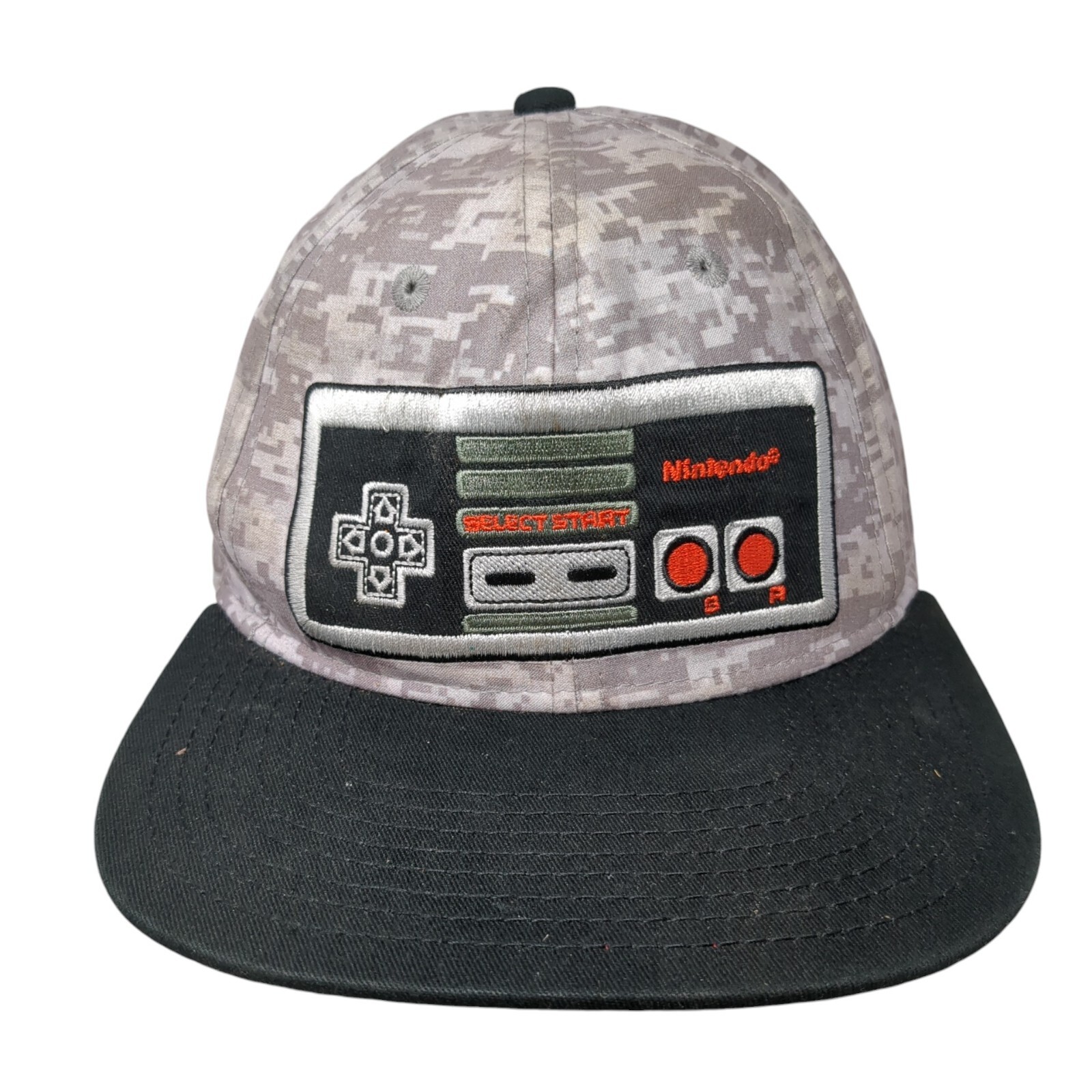 Nintendo Controller Snapback Hat Camouflage One S… - image 1
