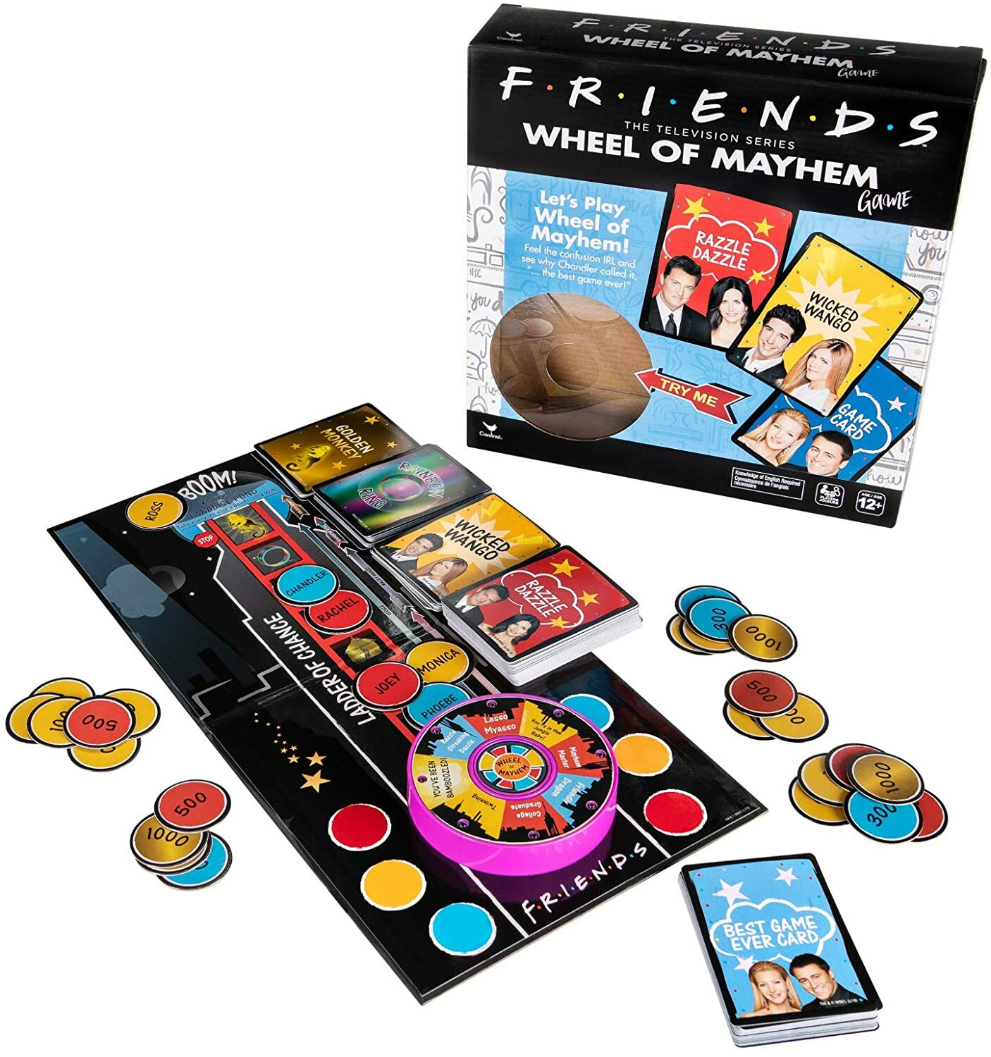 Friends TV Show Wheel of Mayhem Game Party Fun Electronic Cardinal for sale  online | eBay