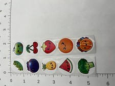 STICKER SHEET: Cute fruits and vegetables