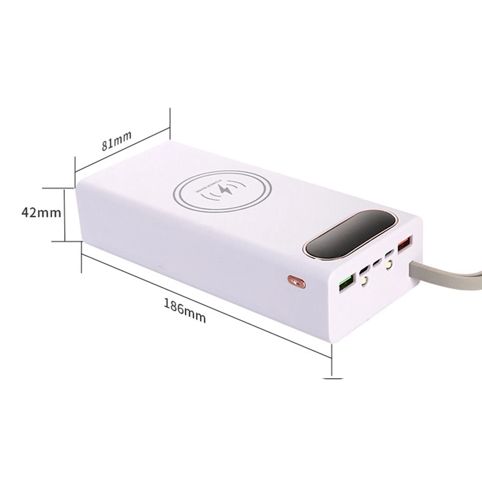 Caja de almacenamiento de batería 16x18650 18650 inalámbrica carga rápida hágalo usted mismo estuche de banco de energía Foto 4 de 4