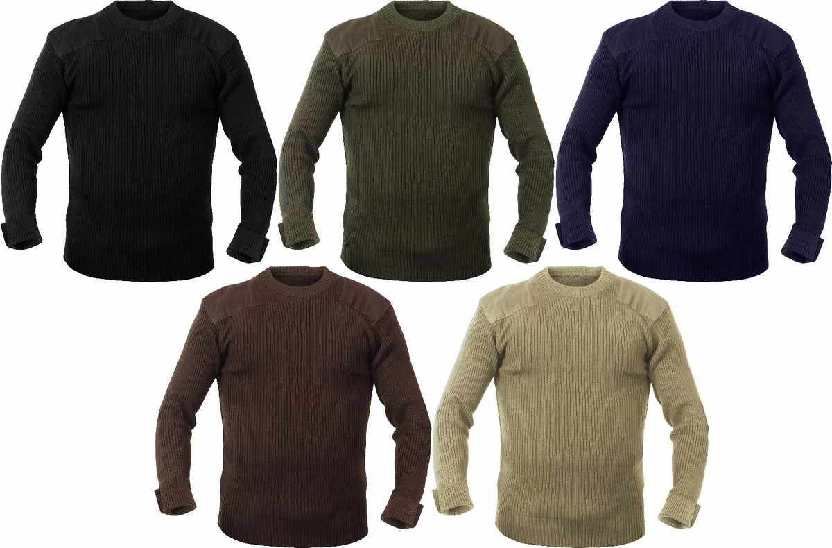 INNAT 25SS COMMANDO SWEATER size：FREE Crewneck Acrylic Sweater Military Uniform Army Commando