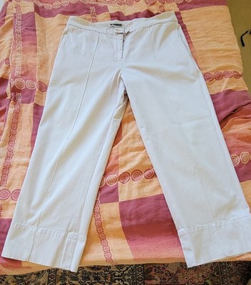 JIL SANDER Damen Chino Hose 3/4 b Gr. 44 gerades Bein