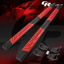 PAIR 5" FLAT STEP BAR RUNNING BOAD FOR 2015-2024 FORD F-150-F350 SUPER CREW CAB