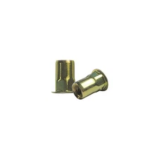 GRAINGER APPROVED CAH2-3118-150-25 Rivet Nut,Hex,Steel,Zinc Yellow,PK25 32FY46