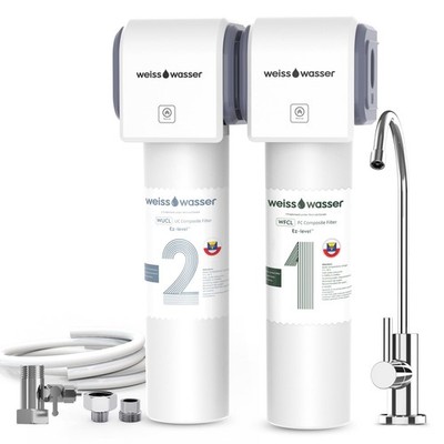 0.01μm Under Sink Water Filter, Multi-Stage Ultra Filtration for Baçtёria, Ch...