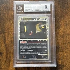 2010 Pokemon Heartgold & Silver Undaunted Umbreon Prime Holo #86 BGS 8 NM