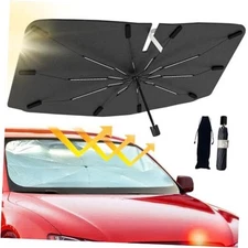 2025 Windshield Sun Shade Umbrella, Foldable Car Umbrella Sunshade with Large
