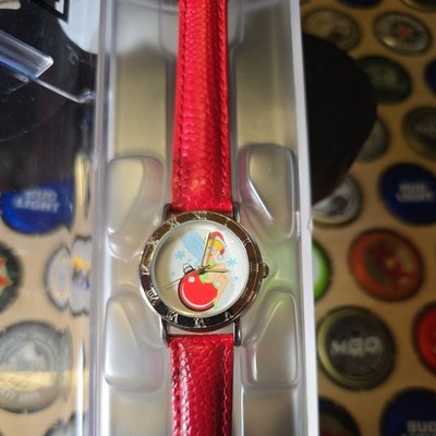 Walt Disney World Tinkerbell Watch Quartz Time Works Christmas Special Edition