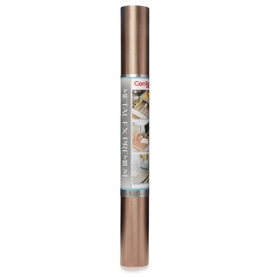 Con-Tact Brand 06F-C8M22-06 Shelf And Drawer Liner Brushed Copper 18X72 Inches
