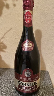 Söhnlein Brillant Sekt Trocken ORIGINAL VERSCHLOSSEN Jahrtausend 2000er